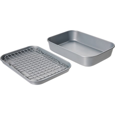 Basic Essentials Toaster Oven Bake Pan Set - 3-Piece