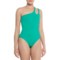 La Blanca One-Shoulder Strappy One-Piece Swimsuit