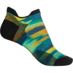 SmartWool Run Targeted Cushion Brushed Print Low-Cut Socks - Merino Wool, Below the Ankle (For Women)