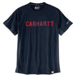 Carhartt 105203 Force® Relaxed Fit Midweight Block Logo Graphic T-Shirt - UPF 25+, Short Sleeve, Factory Seconds