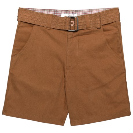 Ben Sherman Belted Twill Shorts (For Big Boys)