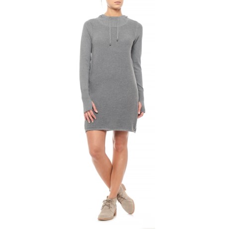Artisan NY Shift Hooded Sweater Dress - Long Sleeve (For Women)