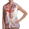 Audrey Talbott Roxx Ruffled Silk Shirt - Sleeveless (For Women)