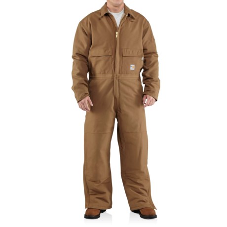Carhartt 100196T Flame-Resistant Duck Coveralls - Insulated (For Big and Tall Men)