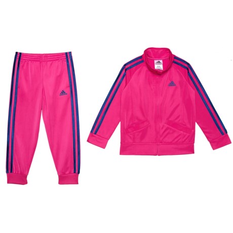 adidas Classic Tricot Track Jacket and Pants Set (For Toddler Girls)