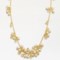 Stanley Creations Pearl and Citrine Cluster Necklace