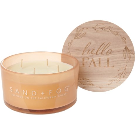 SAND AND FOG White Pumpkin Soy-Blend Candle - 4-Wick, 24 oz.