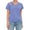 Alison Andrews Asymmetrical Shoulder-Cutout Shirt - Short Sleeve (For Women)