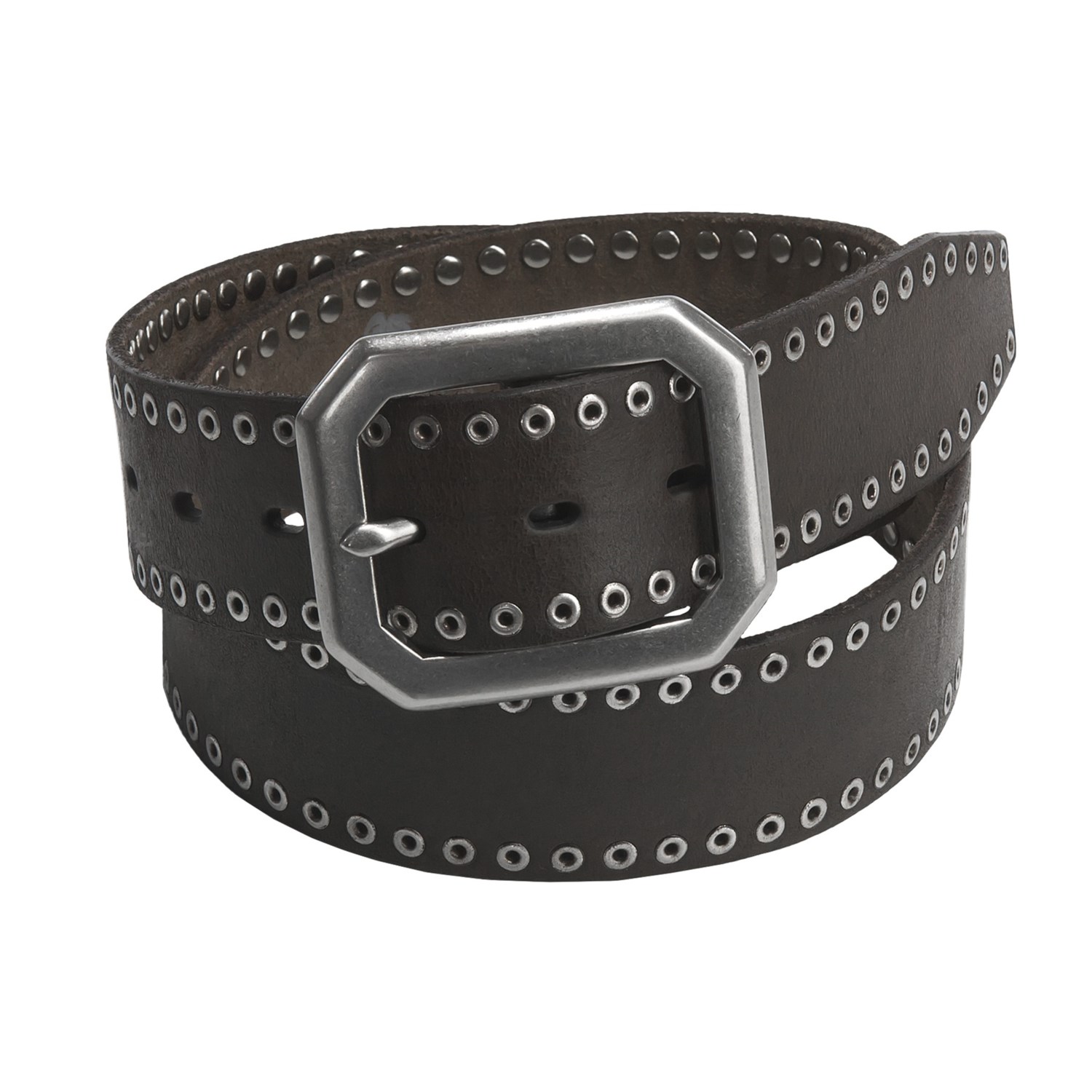 Leather Island by Bill Lavin Grommet Belt (For Men and Women) 4275D ...