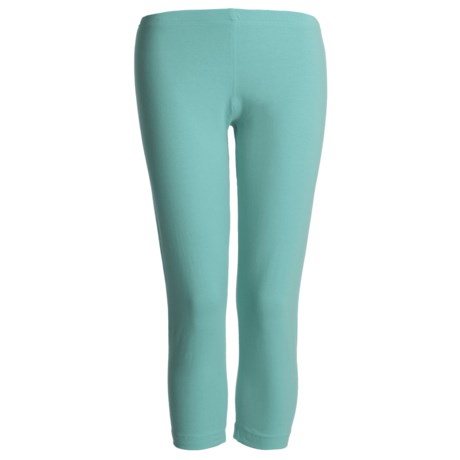 Neon Buddha Skinny Capri Leggings - Stretch Cotton Jersey (For Women)