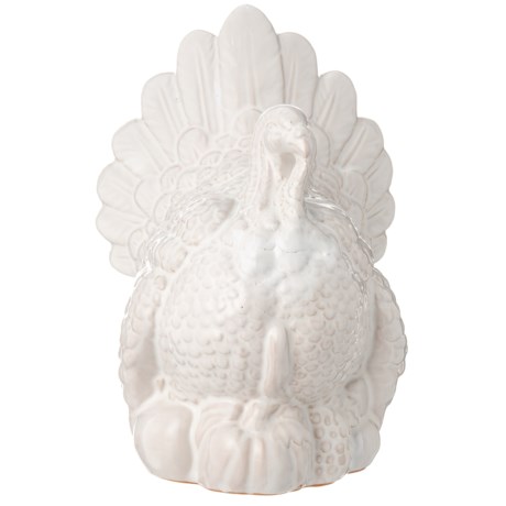 Acorn & Oak Pearlized Ceramic Turkey - 8.3”