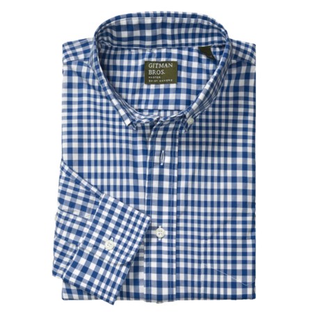 Gitman Brothers Multi-Check Sport Shirt - Long Sleeve (For Men)