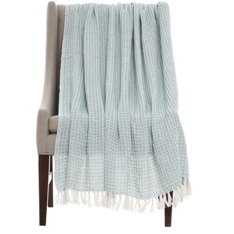 AM Home Textiles Textured Cotton Throw Blanket - 50x60”
