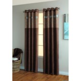 Home Studio Circa Curtains - 84", Grommet-Top, Faux Suede