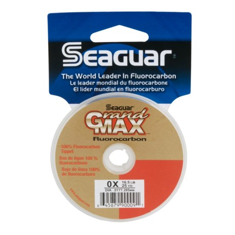 Seaguar Grand Max Fluorocarbon Tippet Material - 25 yds.