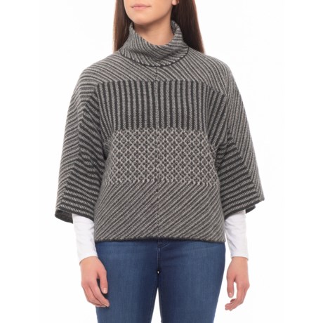 Tahari Double-Knit Cashmere Sweater - 3/4 Sleeve (For Women)