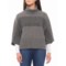 Tahari Double-Knit Cashmere Sweater - 3/4 Sleeve (For Women)