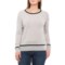 T Tahari Rachel Zoe Tipped Crew Sweater - Cashmere (For Women)