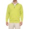 Bobby Jones Solid Liquid Cotton Pullover Shirt - Zip Neck, Long Sleeve (For Men)