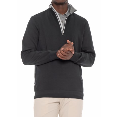 Bobby Jones Leaderboard Pullover Shirt - Zip Neck, Long Sleeve (For Men)