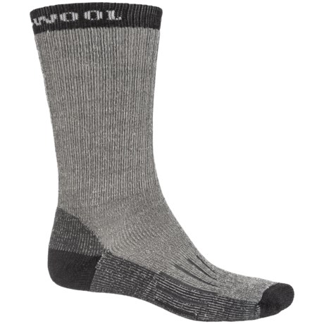 Omni Wool Hiking Pro Medium Socks - Merino Wool, Crew (For Men and Women)