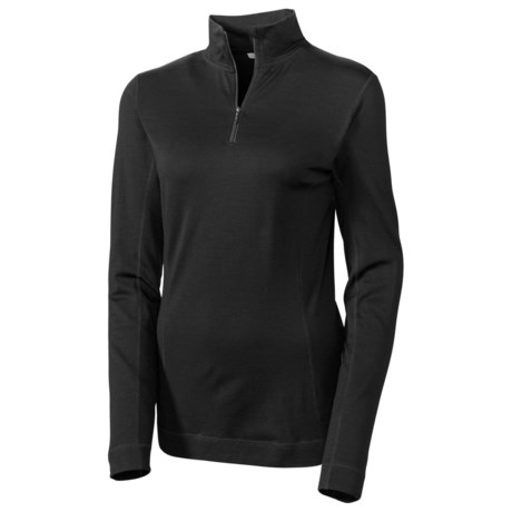 SmartWool Lightweight NTS Base Layer Top - Merino Wool, Zip Neck, Long Sleeve (For Women)