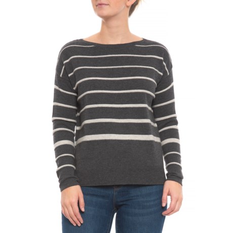 C&C California Stripe Pullover Sweater - Merino Wool Blend (For Women)