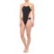 Speedo Vee 2 Color-Block One-Piece Swimsuit (For Women)