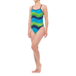 Speedo Bye Tie-Dye Fly ADT One-Piece Bathing Suit (For Women)
