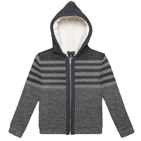 Jarvis Archer Hooded Cardigan Jacket - Sherpa Lined (For Toddler Boys)