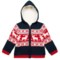 Rorie Whelan Hooded Reindeer Jacquard Sweater Jacket - Sherpa Lining (For Toddlers)