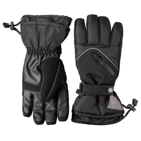 Rossignol Soft Shell Snow Cuff Gloves - Waterproof, Insulated