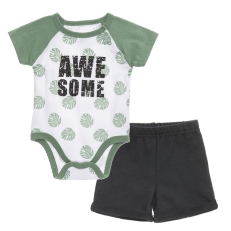 Chick Pea Baby Bodysuit and Shorts Set - Short Sleeve (For Infant Boys)