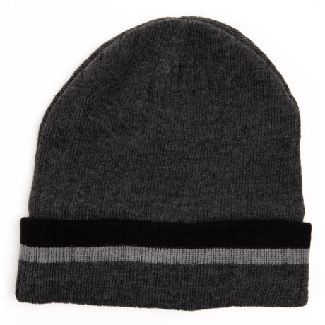 Chaos Ribbed Drop Cuffed Beanie (For Men)