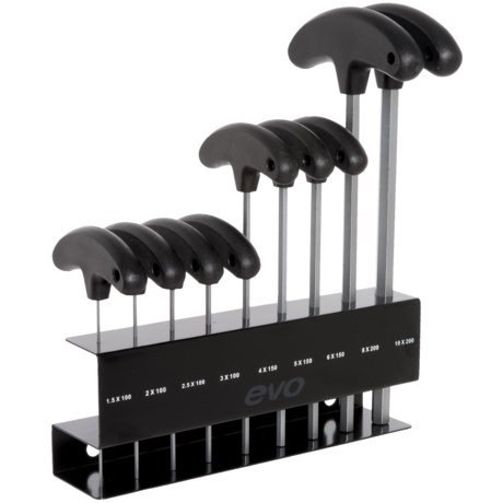 Evo T-Handle Hex Wrench Set - 9-Piece