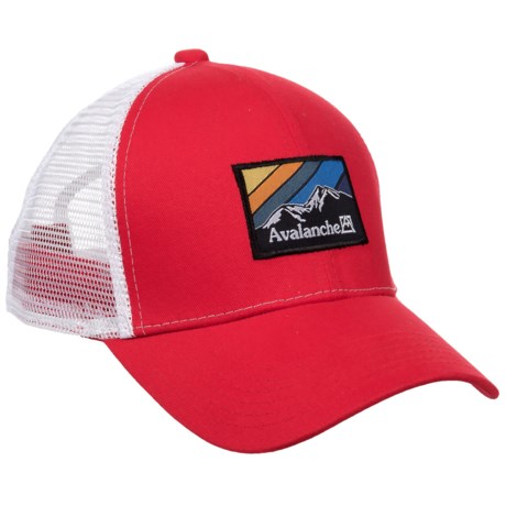 Avalanche Woven Patch Uncle Trucker Hat (For Men)