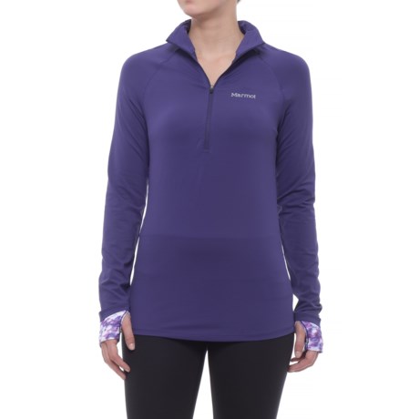 Marmot Excel Shirt - UPF 50, Zip Neck, Long Sleeve (For Women)
