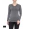 Cuddl Duds Stretch MicroWear V-Neck Base Layer Top - 2-Pack, Long Sleeve (For Women)
