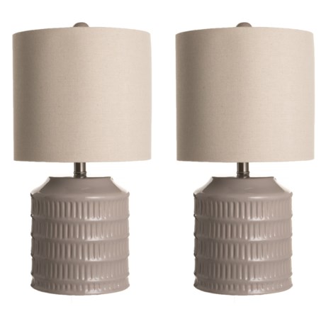 Stylecraft Ceramic Table Lamps - Set of 2