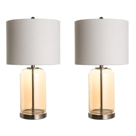 Stylecraft Glass Lamps - Set of 2