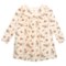 Nula Bug Twill Dress with Ruffle Yoke - Long Sleeve (For Toddler and Little Girls)