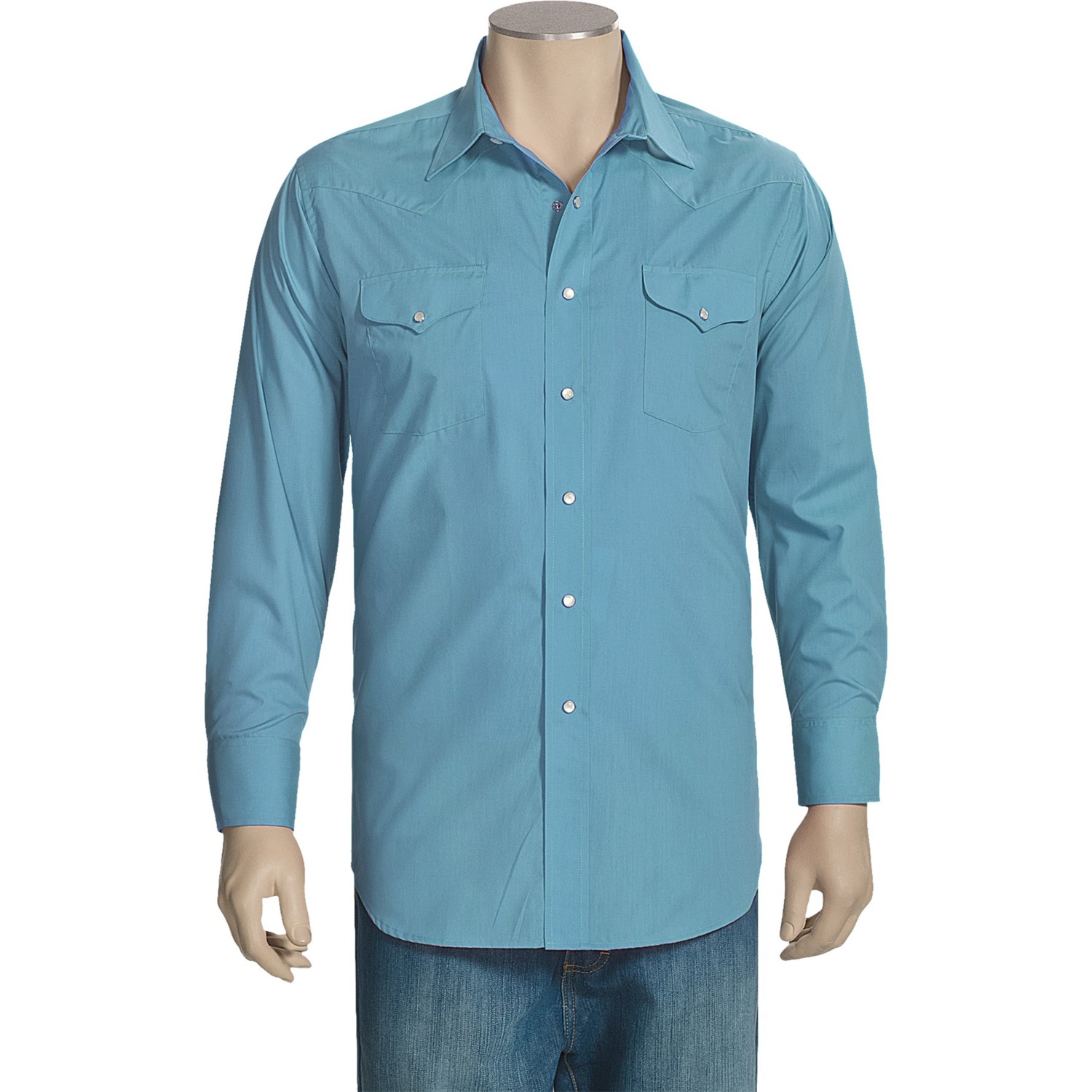 Panhandle Slim Solid Snap Shirt (For Men) 4601T - Save 93%