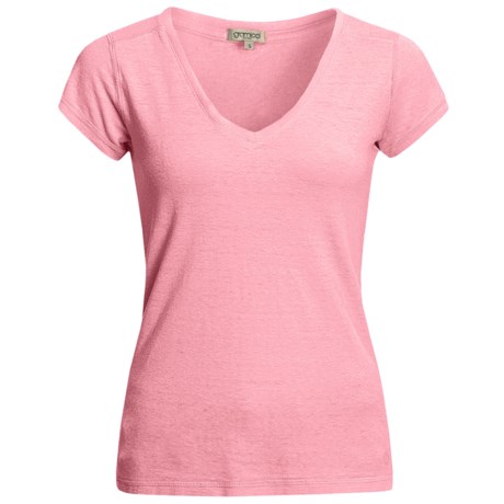 Gramicci Tara V-Neck T-Shirt - UPF 20, Hemp-Organic Cotton, Short Sleeve (For Women)