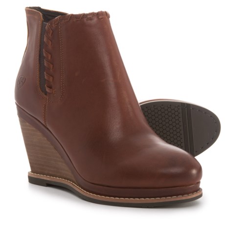 Ariat Belle Wedge Ankle Boots - Leather (For Women)