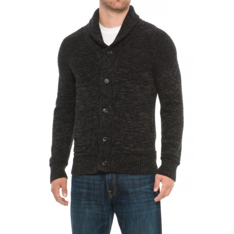 Specially made Honeycomb Cardigan Sweater - Button Front (For Men)