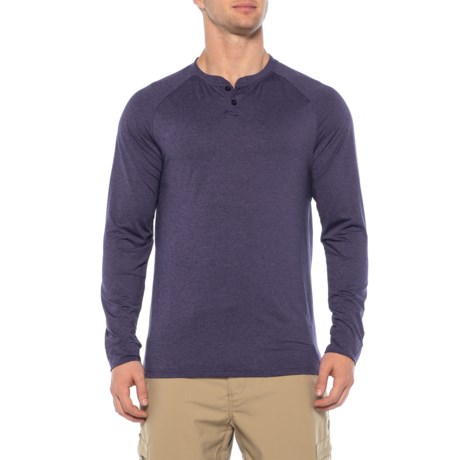 32 Degrees Techno Mesh Henley Shirt - Long Sleeve (For Men)
