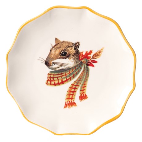 Magenta Squirrel Appetizer Plate