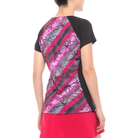Fila Tennis Sleek Streak Tennis Shirt - UPF 30+, Short Sleeve (For Women)