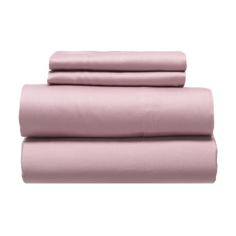 Artisan NY Violet Ice Sateen Cotton Sheet Set - Twin XL, 300 TC