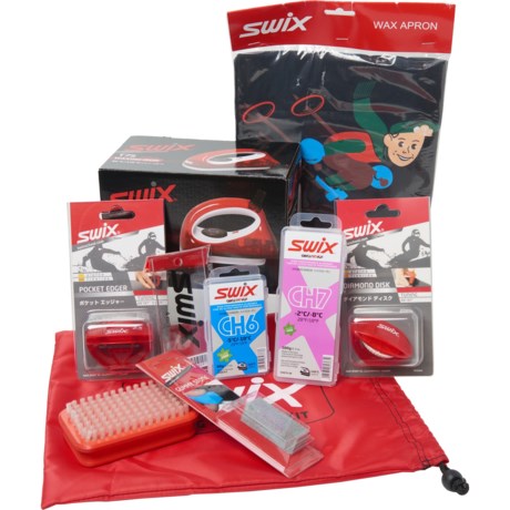 Swix World Cup Alpine Wax and Tool Kit - 9-Piece
